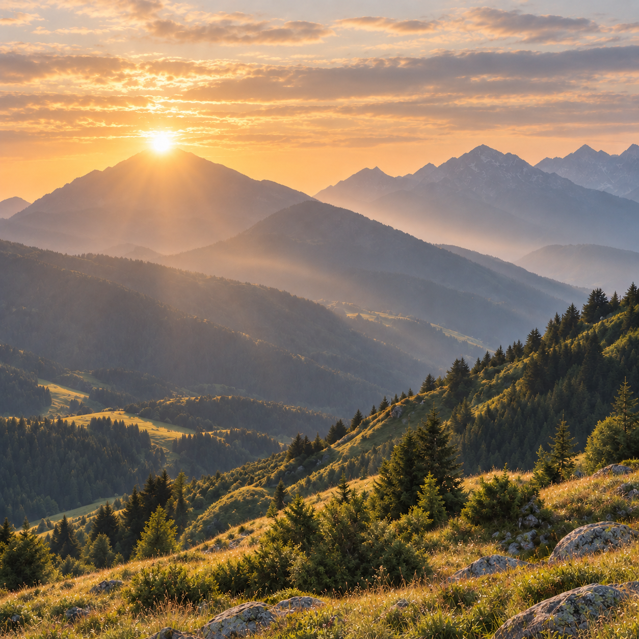 Landschaftsmotiv zur Themenwelt Licht verstehen